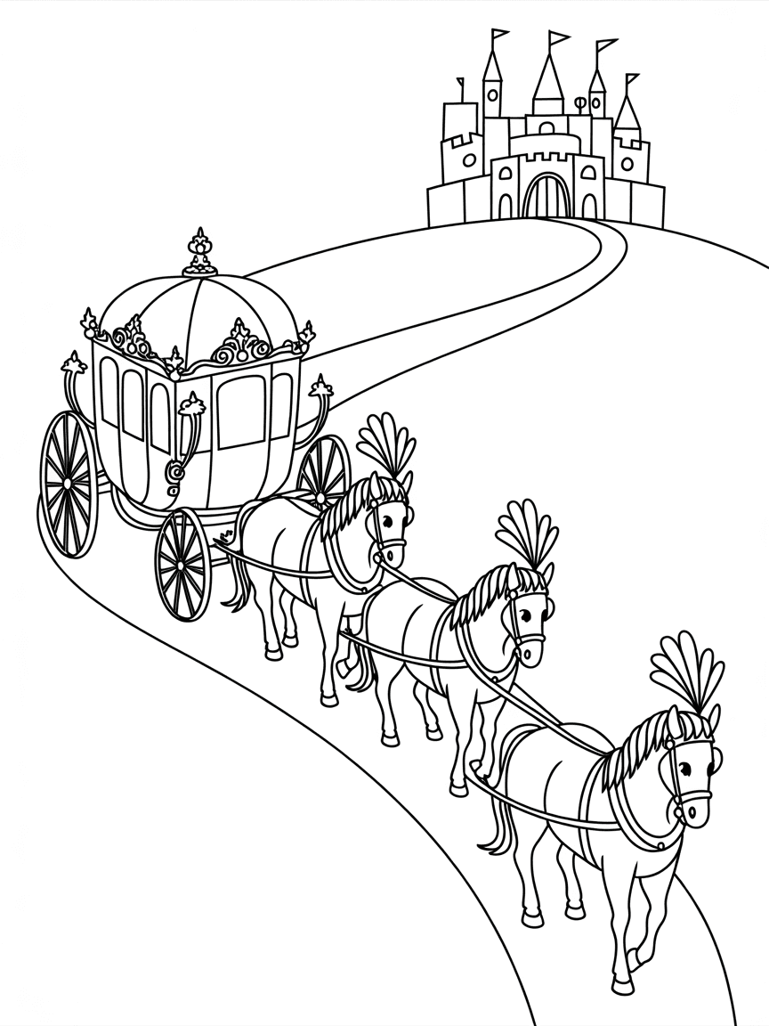 ornate royal carriage with detailed